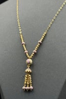 عقد كور نازل ذهب تصميم هندي عيار 21 وزن 5.9 جرام