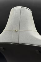 عقد دمعة ذهب تصميم الماس عيار 18 وزن 1 جرام