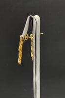 حلق جنزير ذهب صافي عيار 21 وزن 4 جرام