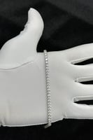 اسوارة تنس ذهب تصميم الماس عيار 18 وزن 9.5 جرام