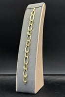 اسوارة دوائر ذهب صافي ايطالي عيار 18 وزن من 3.4 ال...