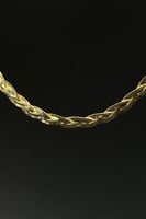 عقد قماش ذهب صافي عيار 18 وزن 9.1 جرام