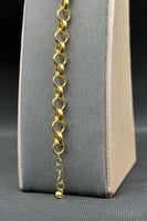 اسوارة ذهب ايطالي عيار 21 وزن 14.4 جرام