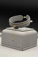 اسوارة جنزير ذهب صافي ( قابل للتكبير والتصغير ) عي...