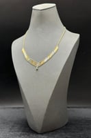 عقد السلالم ذهب صافي ايطالي عيار 18 وزن 7.1 جرام