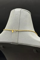 شال وردات ذهب صافي عيار 21 وزن 6.4 جرام