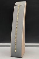 عقد جنزير مع اسوارة ذهب صافي عيار 18