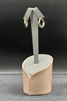 حلق ذهب صافي ايطالي عيار 18 وزن 2.2 جرام