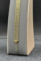 اسوارة سلم ( حجم وسط ) ذهب صافي ايطالي عيار 18 وزن...