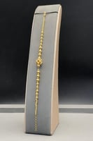 اسوارة كور ذهب ايطالي عيار 21 وزن 3.4 جرام