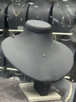 عقد الفيونكة ذهب تصميم الماس