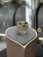 خاتم تايجر ذهب تصميم الماس