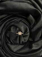 خاتم ذهب الماس بتصميم الوردة الفخم