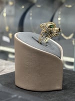 خاتم تايجر ذهب تصميم الماس