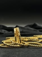 بناجر ذهب صافي عيار 21 - موديل خلية النحل (سيدات و...