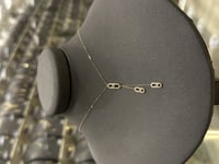 عقد ثلاث مستطيلات ذهب تصميم الماس