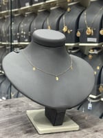 شوكر شكل سبيكة بيضاوي عيار 21 ذهب صافي