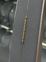 اسوارة مجدولة ذهب صافي عيار 21