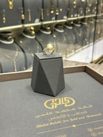 خاتم ذهب سوارفسكي - Crown Model ( متعدد الالوان )