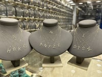 تعاليق الأحرف الإنجليزية الذهب