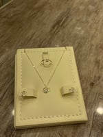 طقم اطفال ذهب تصميم الماس شكل سمكة