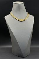 عقد دائري ذهب صافي ايطالي عيار 18 وزن 24.5 جرام