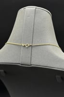 سلسال ذهب صافي عيار 18 وزن 1.2 جرام