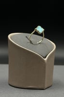 خاتم ورده ذهب مع صدف ( يلبس عالوجهين )