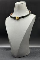 مخنق تايجر ذهب تصميم الماس عيار 18 وزن من 3.63 الى...