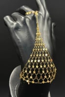 كف وردات ذهب عيار 21 وزن من 4.3 الى 4.4 جرام