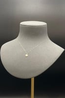 عقد دائرة ذهب تصميم الماس