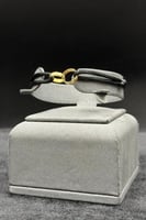 اسوارة قيطان ذهب صافي عيار 18 وزن 1.56 جرام