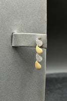 طقم ذهب تصميم الماس عيار 18 وزن 10.1 جرام