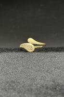 خاتم ذهب تصميم الماس عيار 18 وزن من 1 الى 1.1 جرام