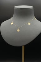 شوكر دائرة ذهب صافي