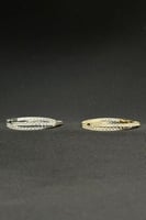 حلق تنس ذهب تصميم الماس عيار 18 وزن من 6.7 الى 6.8...