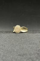 خاتم ذهب تصميم الماس عيار 18 وزن 2.3 جرام