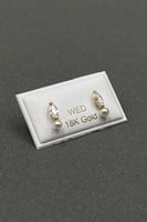 حلق طبي ذهب تصميم الماس