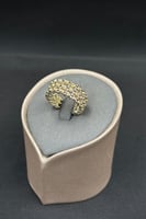 اسوارة مع خاتم كور ذهب صافي عيار 18 وزن 19.9 جرام