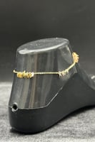 خلخال ذهب صافي عيار 18 وزن 3.8 جرام