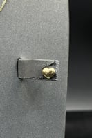 طقم اطفال قلب ذهب صافي عيار 18 وزن من 3.9 الى 4 جر...