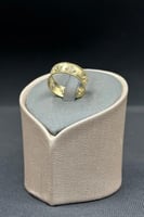 دبلة وردة ذهب تصميم الماس عيار 18 وزن 3جرام