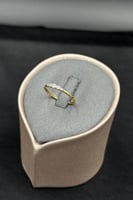 خاتم الماس وزن الذهب : 1.16 جرام وزن الألماس : 0.0...