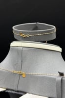 طقم كور دورين ذهب صافي عيار 21 وزن 3 جرام