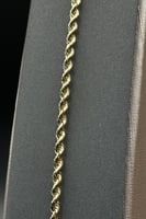 اسوارة مجدول ذهب صافي عيار 18 وزن 2.2 جرام