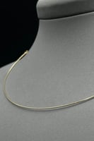 عقد ذهب عيار 18 صافي بتصميم ايطالي بوزن 2.8 جرام