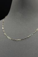 عقد جنزير ذهب صافي عيار 18 وزن 0.9 جرام