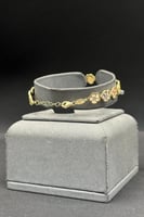 اسوارة ورد الطائف ذهب ايطالي عيار 18 وزن 8 جرام