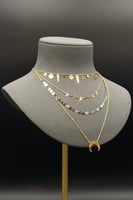 عقد اربعة ادوار ذهب صافي ايطالي