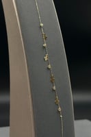 اسوارة اطفال شكل معينات ذهب تصميم الماس